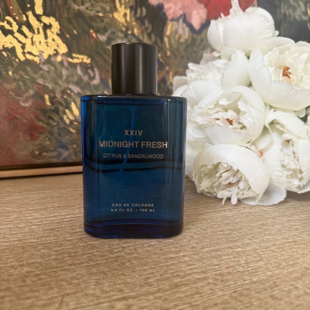 XXIV Midnight Fresh Eau de Cologne Citrus Sandalwood 3.4 oz 100 ml Mens
